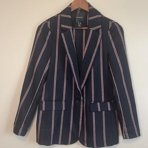 Dynamite striped boyfriend blazer